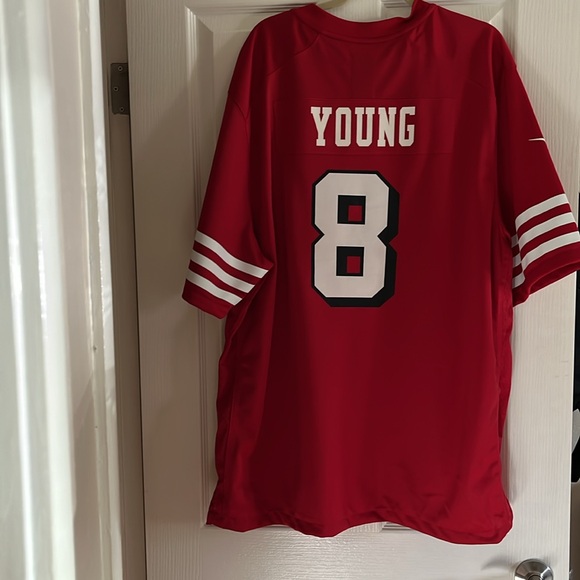 San Francisco 49ers #8 Steve Young Jersey 75th anniversary - Picture 2 of 2